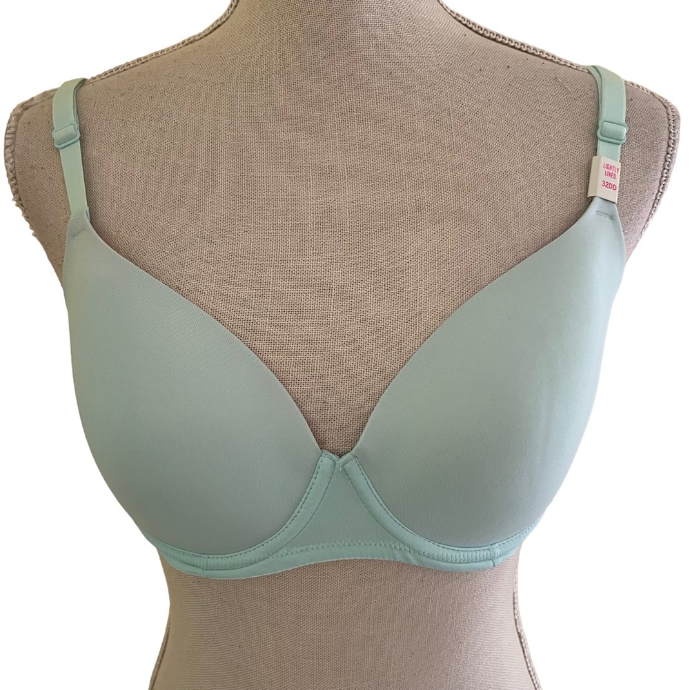 PINK Victoria's Secret Pale Aqua Wear Everywhere Lightly Lined Underwire Bra